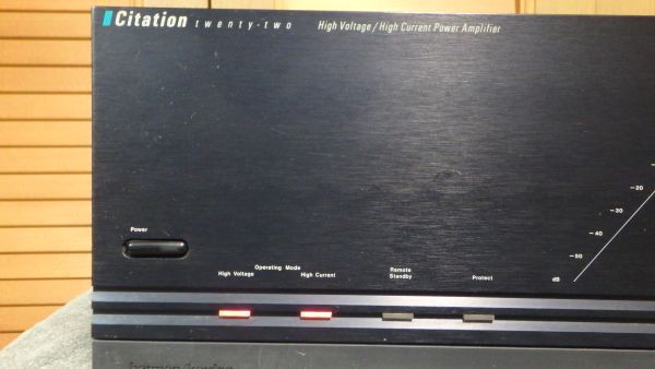 【動作確認済・ジャンク】HARMAN/KARDON CITATION22 ハーマンカードン パワーアンプ・メインアンプ_画像3