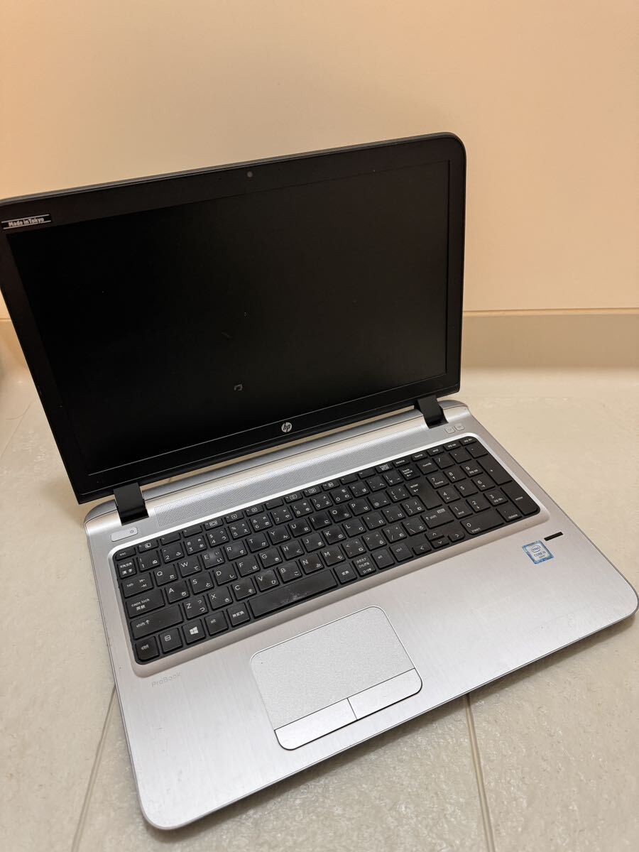 1円 スタート HP ProBook 450 G3《第6世代 Core i5 カメラ 15型 ノート PC ジャンク_画像1