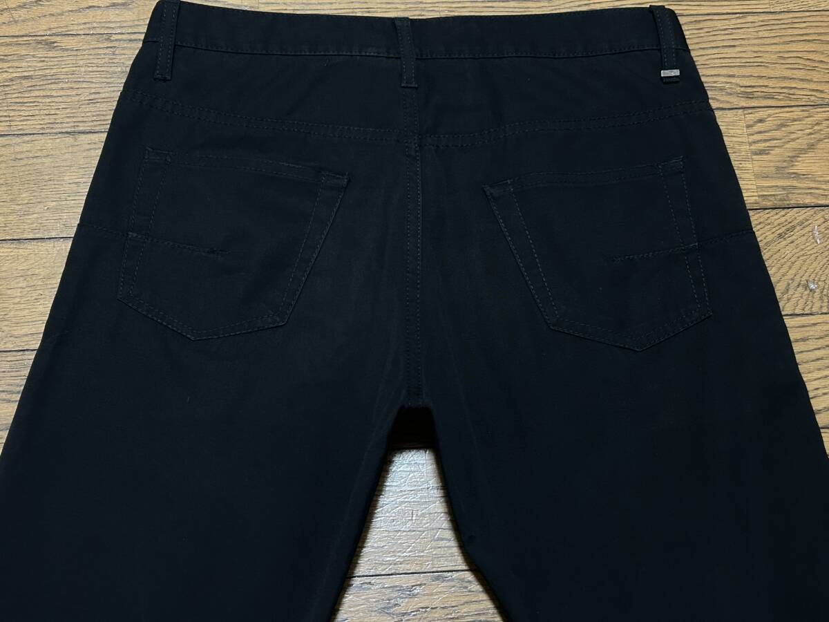 Dior homme ディオールオム 5EH1011498 ボタンフライ パンツ 未裾直 イタリア製 ブラック29 　　　　　　 BJBD.C_画像3