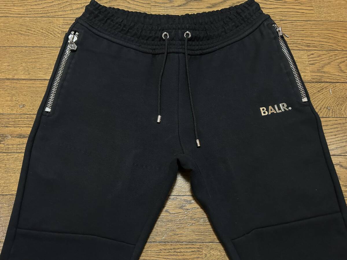 ※BALR. ボーラー Qシリーズ ロゴメタル ジョグ ジョガー スウェットパンツ ブラック M 　　　 BJBD.C_画像3