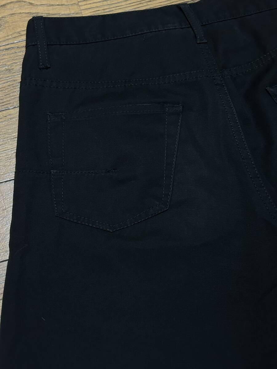 Dior homme ディオールオム 5EH1011498 ボタンフライ パンツ 未裾直 イタリア製 ブラック29 　　　　　　 BJBD.C_画像6