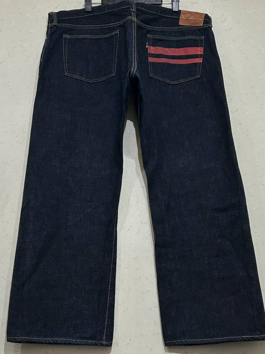 ※桃太郎ジーンズ MOMOTAROJEANS 出陣 0201K セルビッチ デニムパンツ 日本製 濃紺 大きいサイズ 42 　　　　 BJBD.C_画像1