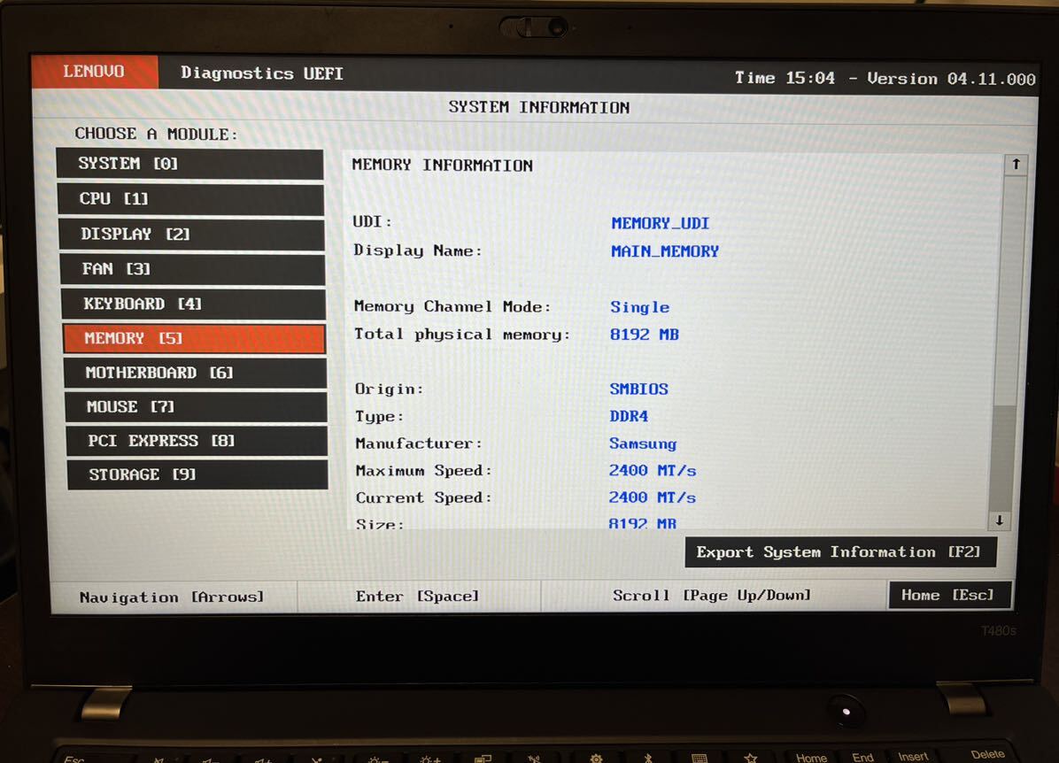 ThinkPad Lenovo T480s ストレージ無し Core i7_画像9