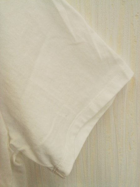 ap8355 ○送料無料 新品 レディース 半袖 Tシャツ ホワイト L~LLサイズ相当 バルーン柄 刺繍 クロップド丈 ワイド ゆったり すっきり_画像8