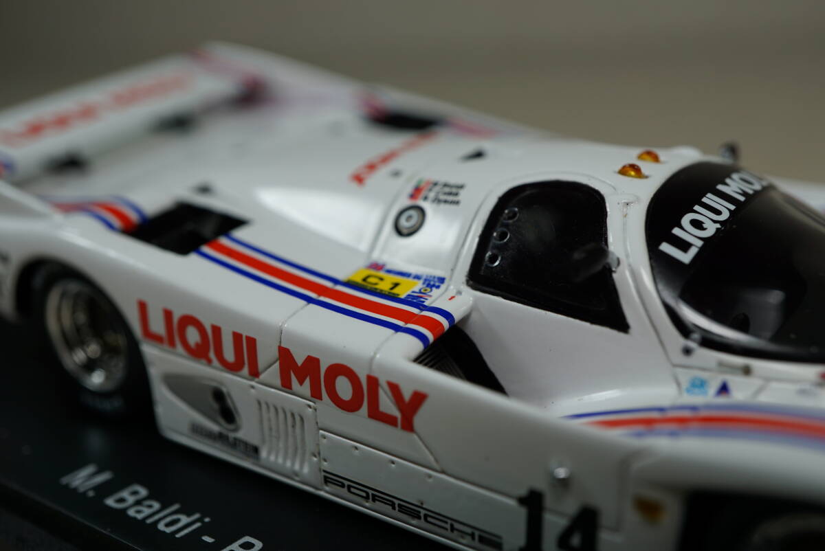 1/43 ルマン spark Porsche 956 GTi #14 1986 Le Mans 24h 9th LIQUI MOLY ポルシェ リキモリ RLR リチャードロイド 956GTi _画像9