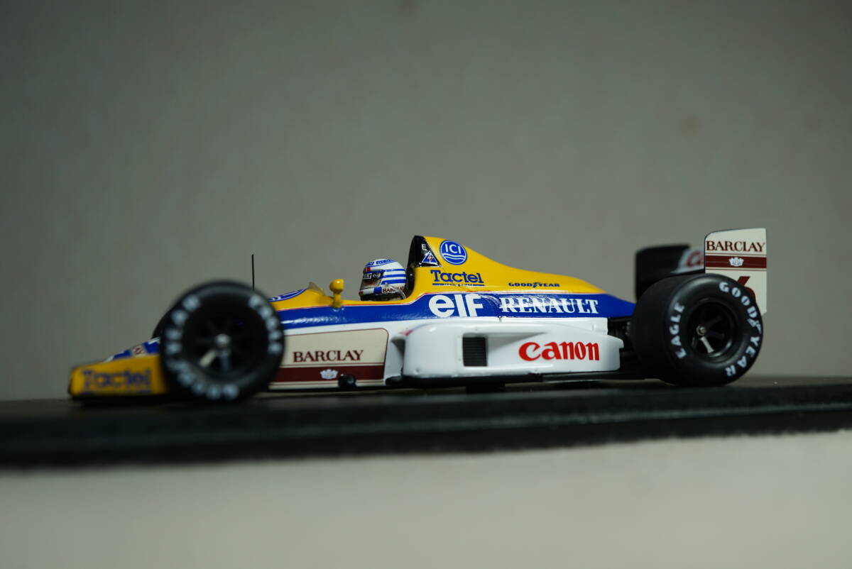 1/43 タバコデカール加工 パトレーゼ アメリカ GP 2位 spark Williams FW12C RENAULT #6 Patrese 1989 US 2nd ウィリアムズ ルノー FW12 C