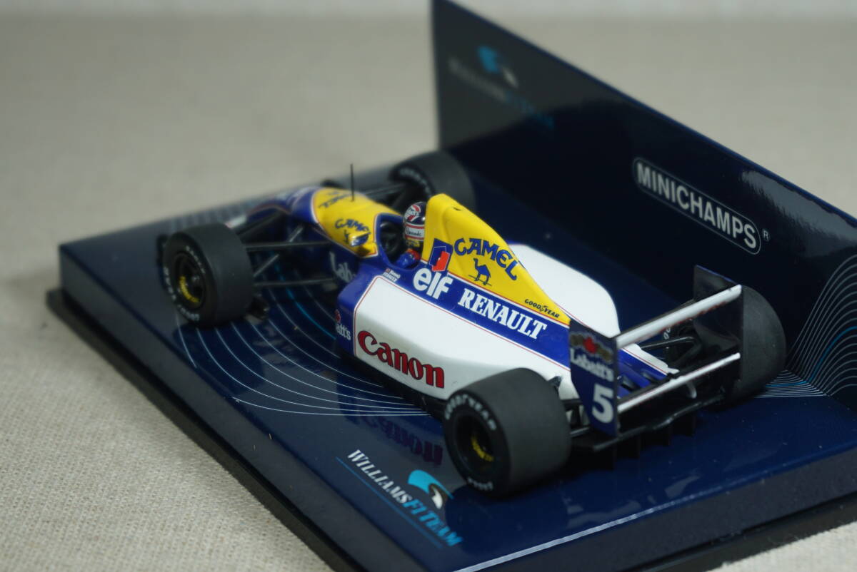 1/43 たばこデカール加工 マンセル MINICHAMPS Williams FW14B RENAULT #5 Mansell 1992 F1 ウィリアムズ ルノー FW14 B CAMEL キャメルの画像7