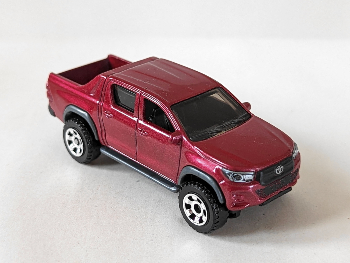 ●1/64 LOOSE●トヨタ ハイラックス '18 TOYOTA HILUX 赤●2018 MATCHBOX マッチボックス_画像3