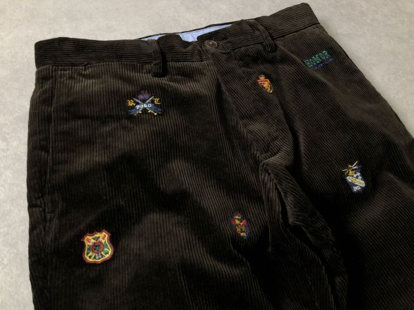 美品●POLO RALPH LAUREN●エンブレム刺コーデュロイ パンツ●ポロ ラルフローレン_画像5