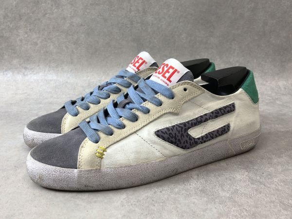 定価3.3万●DIESEL●S-LEROJI LOW レザー スニーカー●ディーゼル_画像2