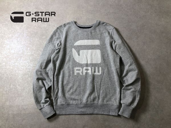 G-STAR RAW●ビッグロゴプリント 薄手スウェット素材 トレーナー●ジースター_画像1