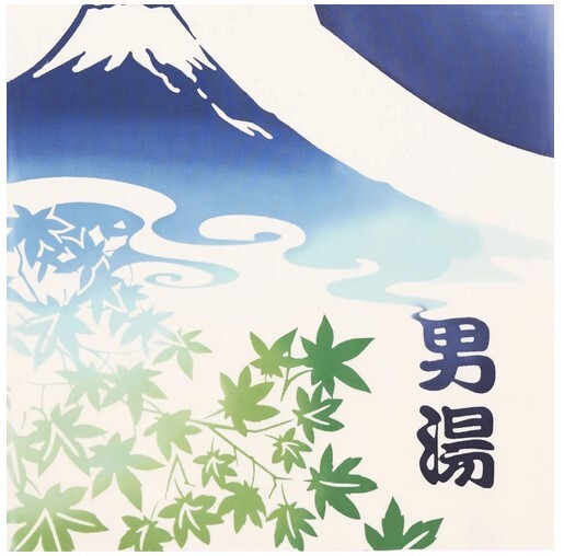 日本手ぬぐい 和柄 おしゃれ 温泉暖簾 男湯 和楽 kenema 春 注染 手拭い メール便対応_画像4