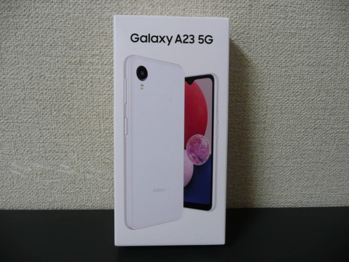 ★ 新品未使用 ★ Galaxy A23 5G ホワイト SM-A233C 楽天モバイル 一括購入品 ・ 利用制限○ ★ _画像1