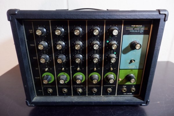 141 TEISCO VC-120A 5CHANNEL MIXING AMPLIFIERの画像1
