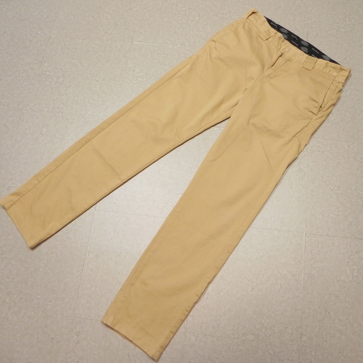 l443★ ディッキーズ Dickies ベージュ パンツ ワークパンツ 32 メンズ 古着 即決 ★_画像1