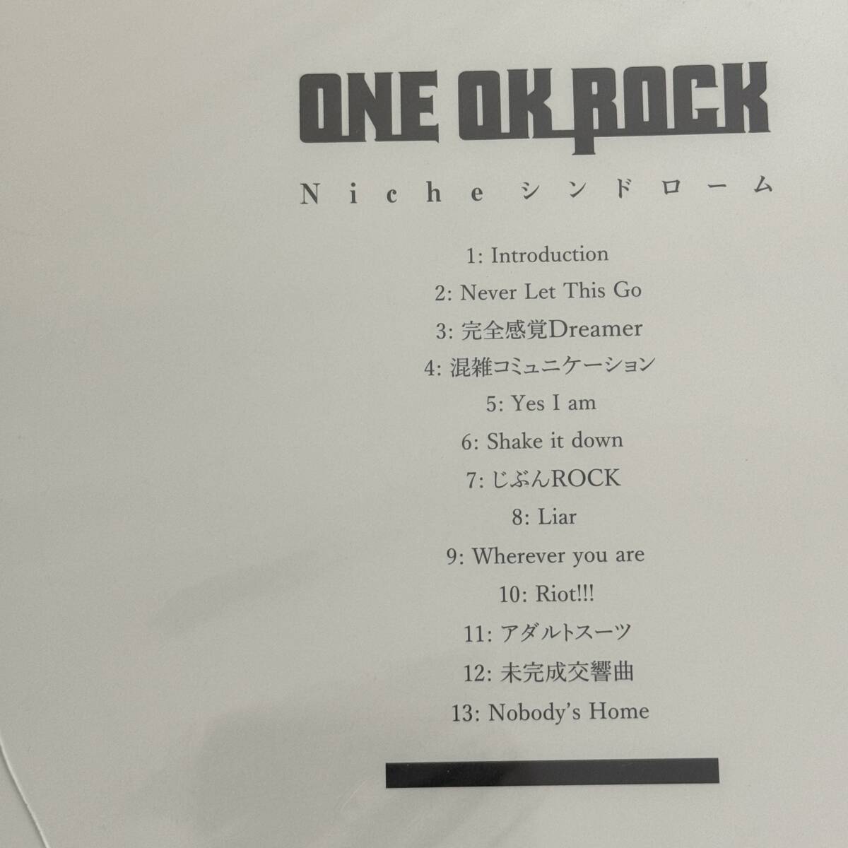 【未開封】 ONE OK ROCK Niche シンドローム 通常盤 見本盤 CD_画像2
