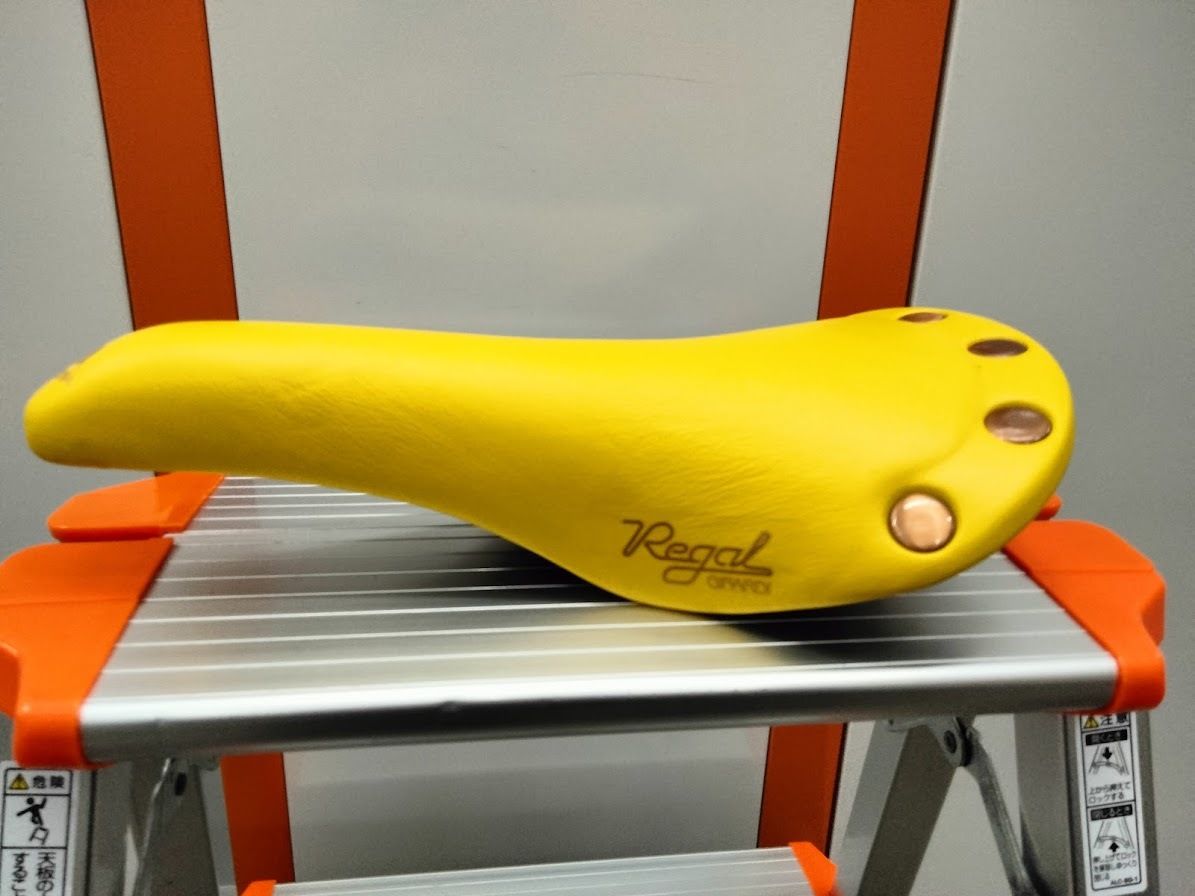 Selle San Marco Regal サンマルコ　リーガル イエロー　ピスト　ロード_画像2