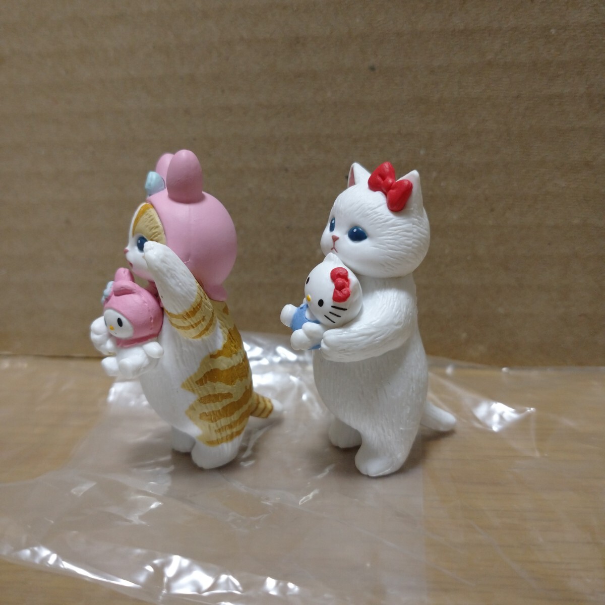 mofusand sanrio モフサンド サンリオ フィギュア コレクション キティ 着ぐるみ 猫 置物 飾り cat figure collection Hello Kitty ①の画像4