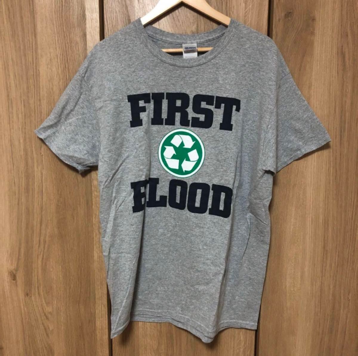 first blood 半袖 グレー Tシャツ