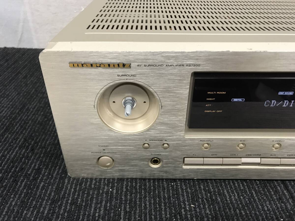 134☆Marantz PS-7200 AIRBOW 改 マランツ エアボウ AVアンプ 通電OK 写真追加有りの画像2