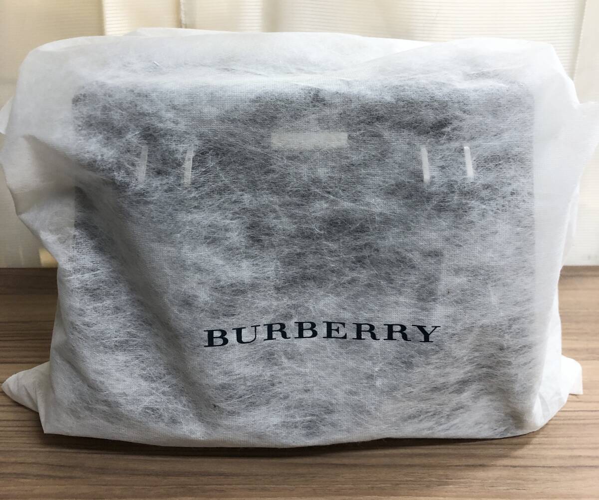 BURBERRY バーバリー トートバッグ 鞄 ノバチェック レザー 濃茶 ダークブラウン_画像10