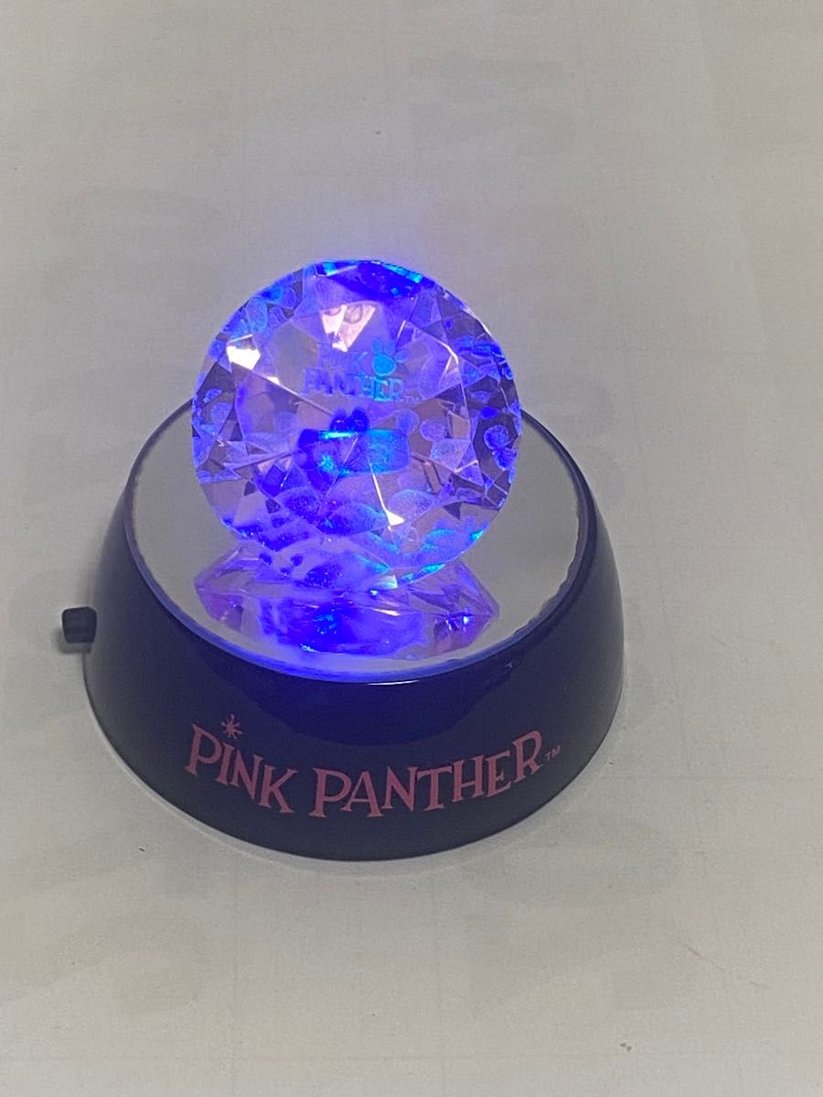ピンクパンサー　LEDライト　クリスタル