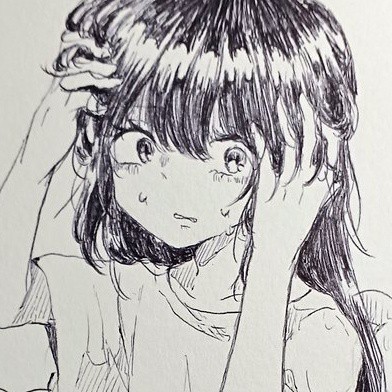Yahoo!オークション - 手描きイラスト オリジナル 「不安定少女 Yahoo!オークション - 手描きイラスト オリジナル 「不安定少女