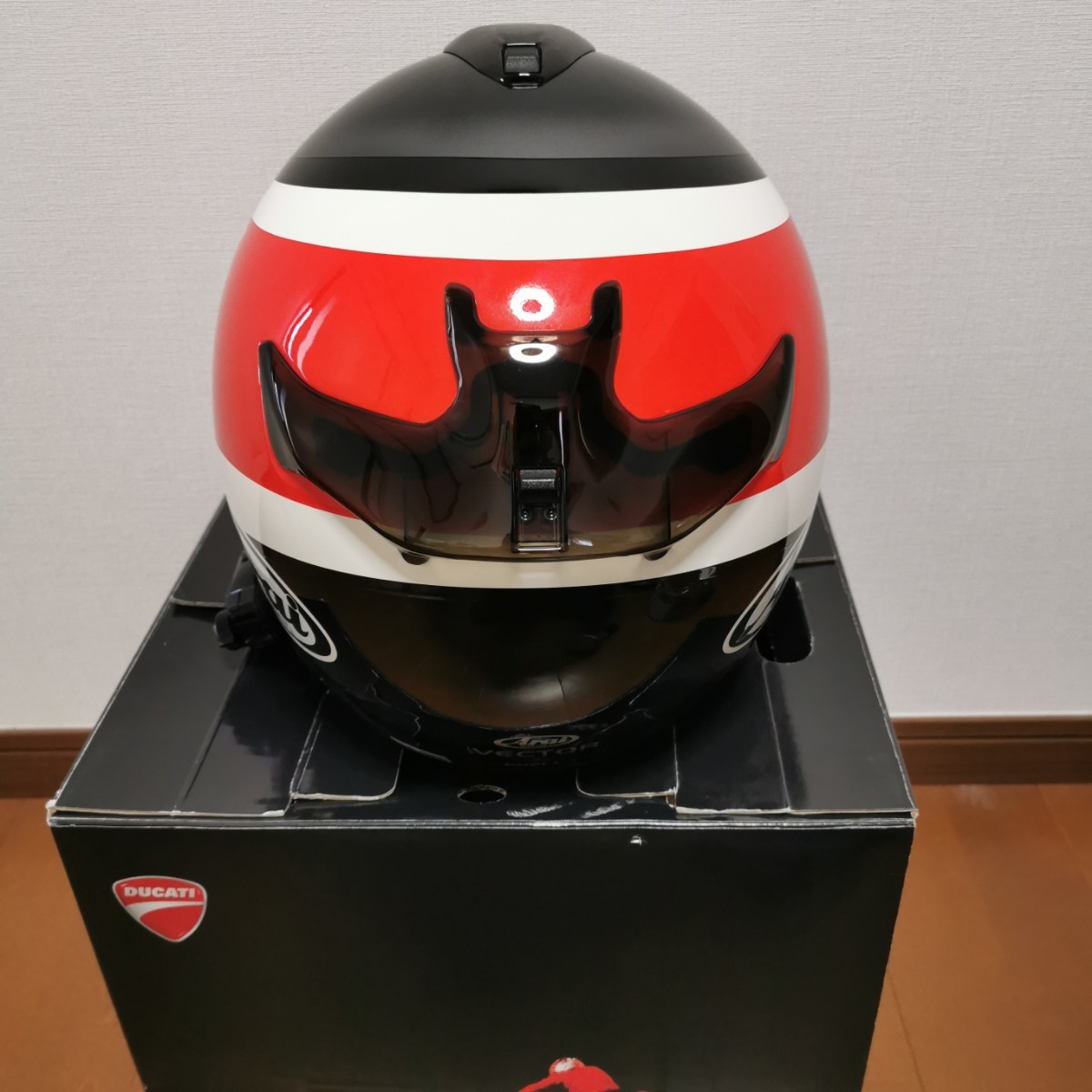 Ducati Arai フルフェイス Mサイズ ビーコム B＋ＣＯＭ アライ フルフェイス_画像5