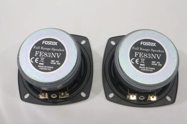 ◇FOSTEX フォステクス FE83NV2 8Ω 8cmフルレンジスピーカー 2個セットの画像5