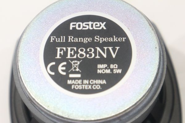 ◇FOSTEX フォステクス FE83NV2 8Ω 8cmフルレンジスピーカー 2個セットの画像7