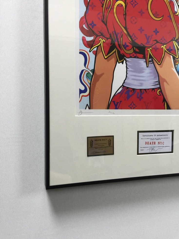 Yahoo!オークション - DEATH NYC 額付き 世界限定100枚 アート Yahoo!オークション - DEATH NYC 額付き 世界限定100枚 アート