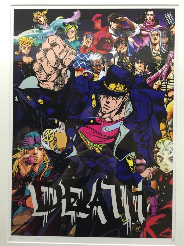 Bibian 比比昂- DEATH NYC 額付き世界限定100枚アートポスター Bibian 比比昂- DEATH NYC 額付き世界限定100枚アートポスター
