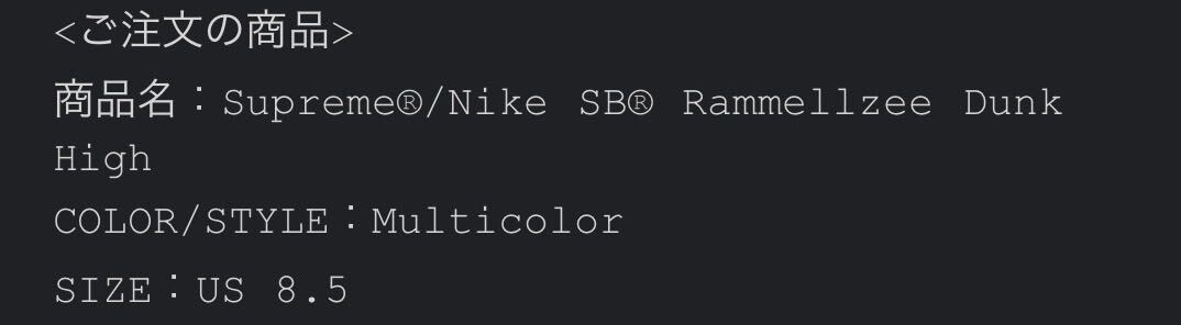 Supreme Nike SB Dunk hight Rammellzee_画像8