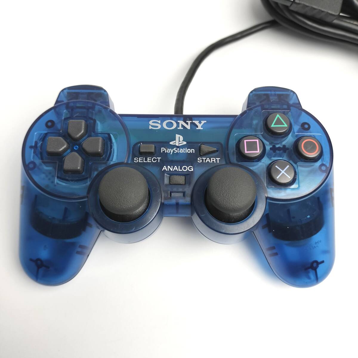 動作確認済み 希少カラー オーシャンブルー PS2 本体セット 動作確認済み 希少カラー オーシャンブルー PS2 本体セット