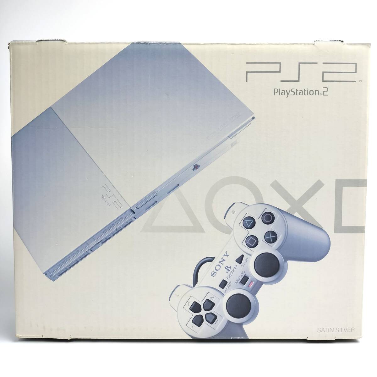 ★薄型★ 読み込み高速 良好 PS2 最終生産型 SCPH-90000 SS サテンシルバー 箱説明書つき PS2 プレステ2 PlayStation2 SCPH 90000 薄型