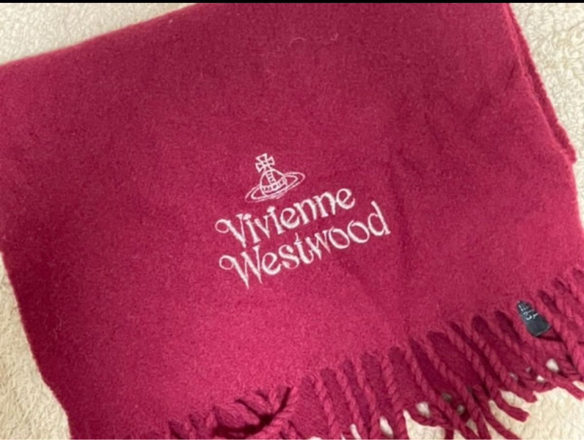 Vivienne Westwood マフラー　赤　ストール