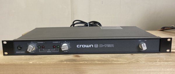 CROWN D75A main amplifier @ name machine @ power amplifier 