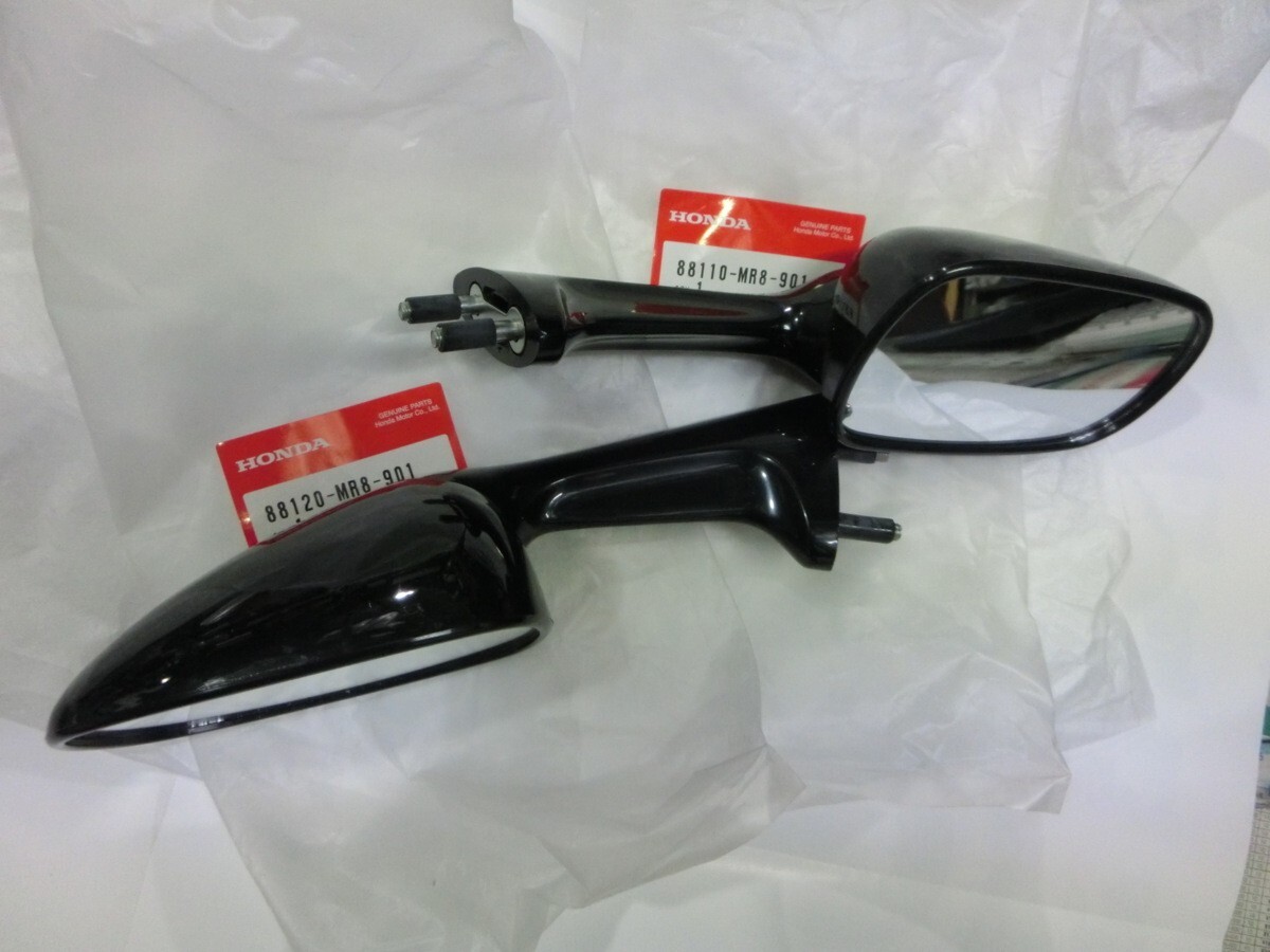 ホンダ純正 新品 左右ミラー ＲＶＦ４００ RVF400 NC35 CBR250RR ＭＣ22 絶版品★希少な新品かと！！純正にこだわり♪(検索NSR250 CBRの画像2