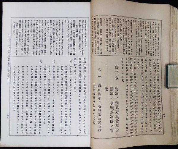 S172 戦前 明治30年 歴史郷土資料【日清戦史 巻之5～7・まとめ3点／支那 臺灣 釜山 京城府 下関 威海衛・軍事 海事行 船舶 郵便／169頁】_画像3