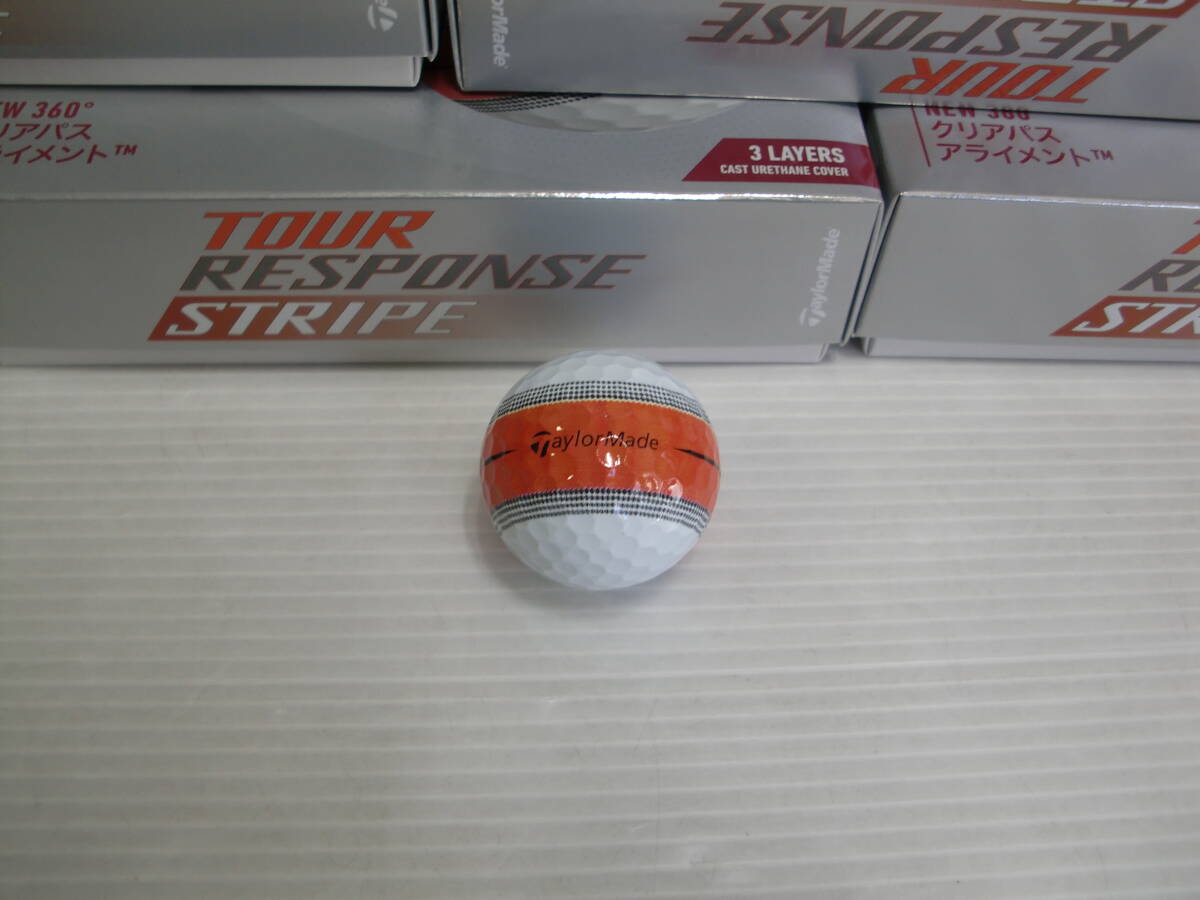 テーラーメイド　ゴルフボール　Tour Response Stripe　Orange 5ダース　セット　日本仕様　新品 ②_画像3