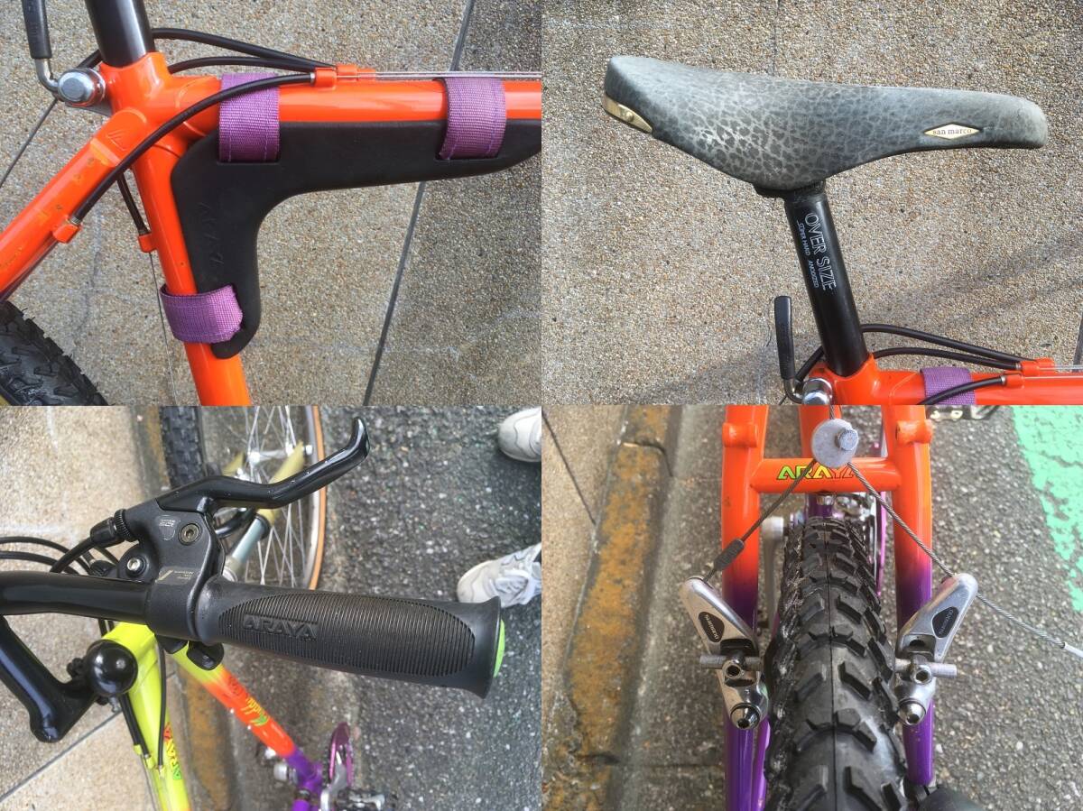 アラヤ：ARAYA マディフォックス：Muddy Fox MF26-EXP-ODA 470 クロモリ オールドMTB美品 DEORE DX ROCKSHOX MAG20サスペンションフォーク_画像7