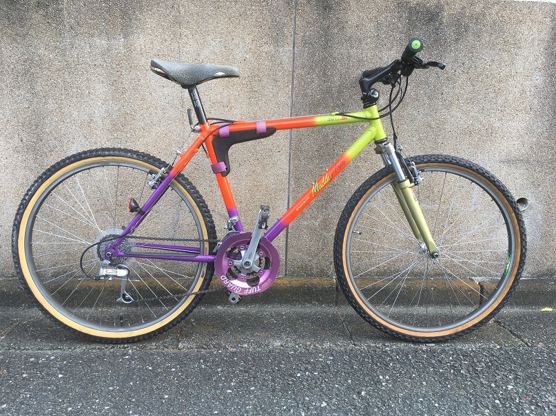 アラヤ：ARAYA マディフォックス：Muddy Fox MF26-EXP-ODA 470 クロモリ オールドMTB美品 DEORE DX ROCKSHOX MAG20サスペンションフォークの画像1