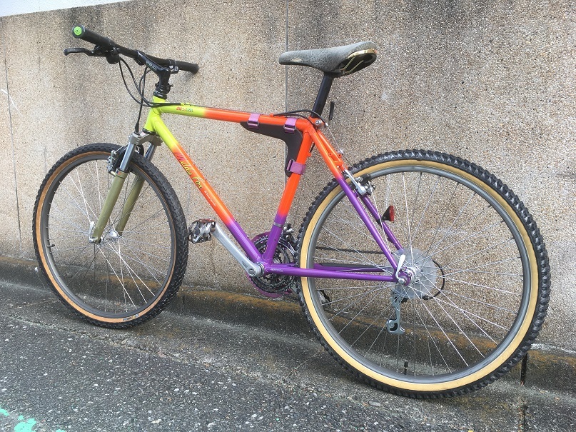 アラヤ：ARAYA マディフォックス：Muddy Fox MF26-EXP-ODA 470 クロモリ オールドMTB美品 DEORE DX ROCKSHOX MAG20サスペンションフォーク_画像2