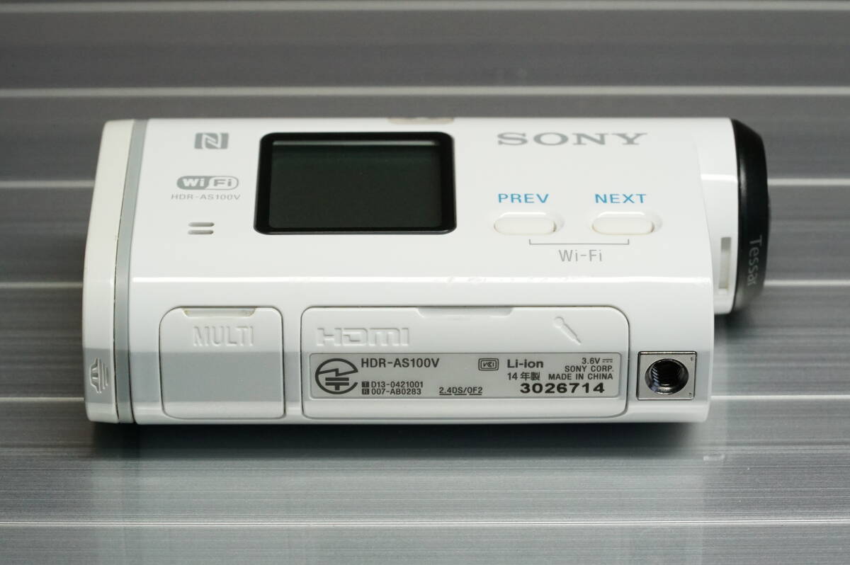 美品 SONY ソニー ウェアラブルカメラ HDR-AS100V アクションカムの画像5