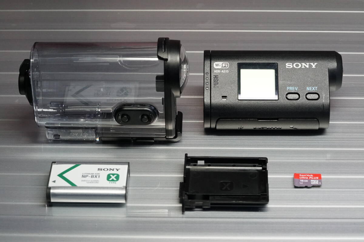 SONY ソニー ウェアラブルカメラ HDR-AS15 アクションカム_画像1