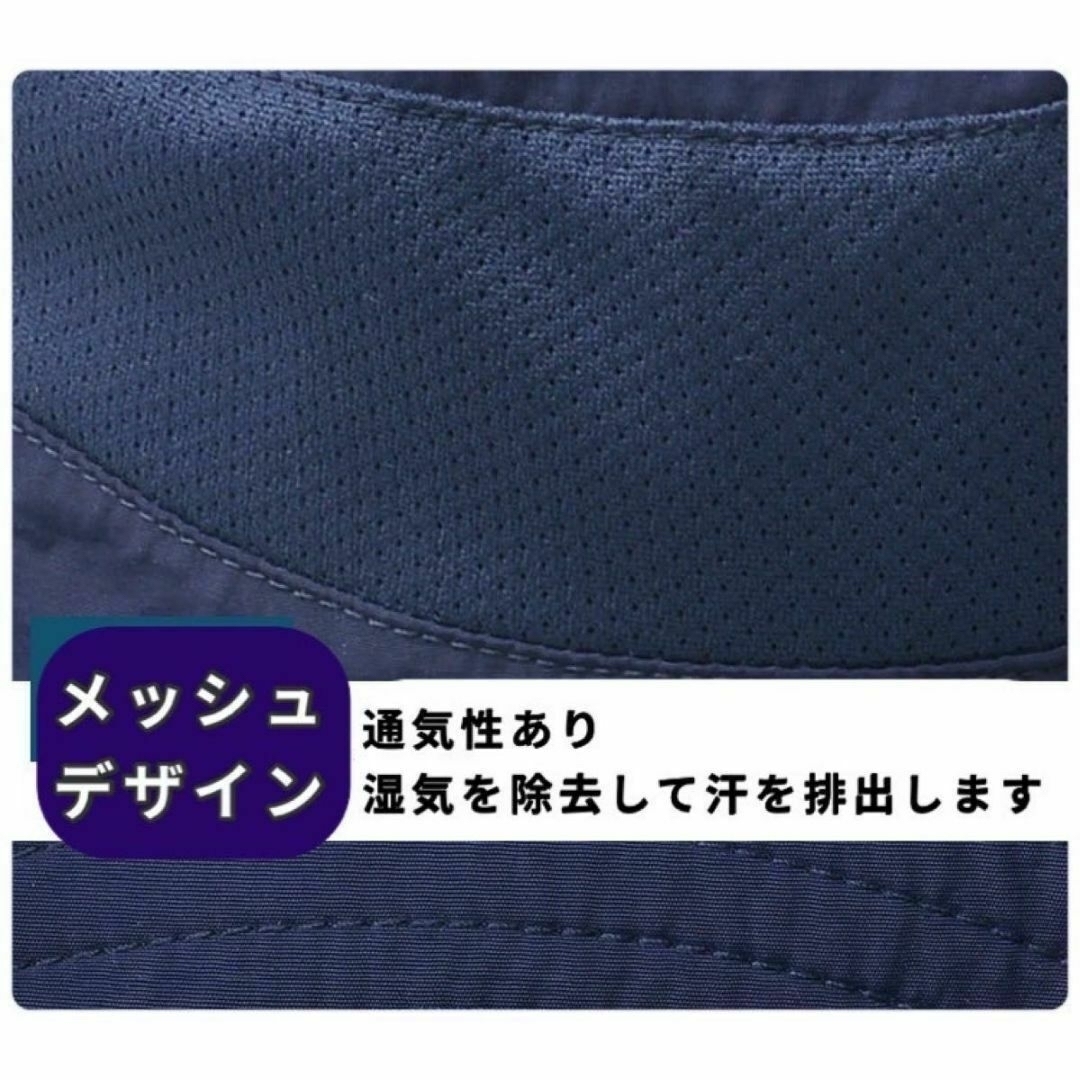 グレー　人気　サファリハット　日よけ帽子　超軽量　速乾　メッシュ　UVカット　紫外線対策　アウトドア_画像5