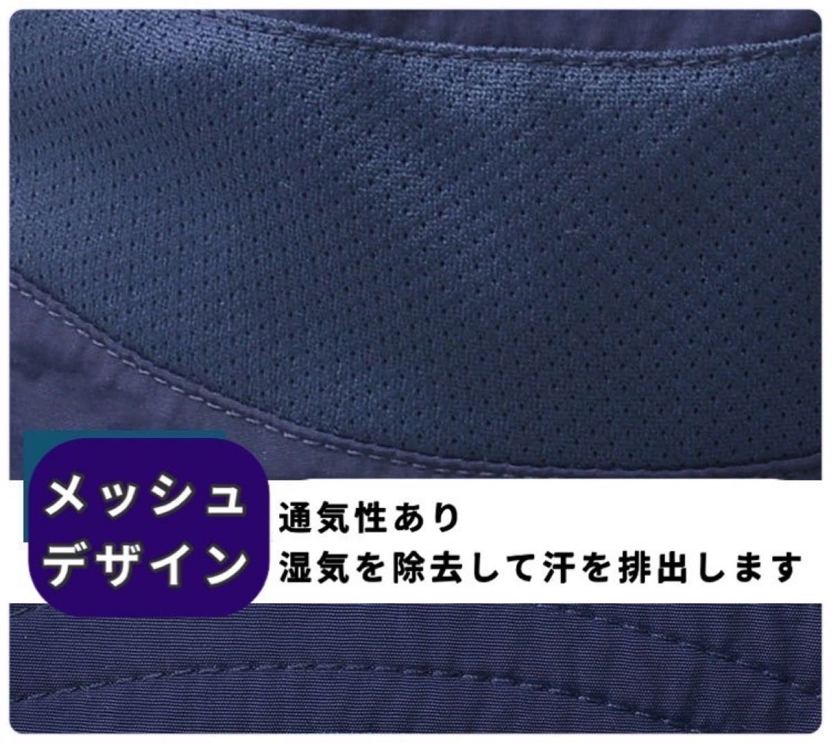 ネイビー　人気　サファリハット　日よけ帽子　超軽量　速乾　メッシュ　UVカット　紫外線対策　キャンプ　送料無料