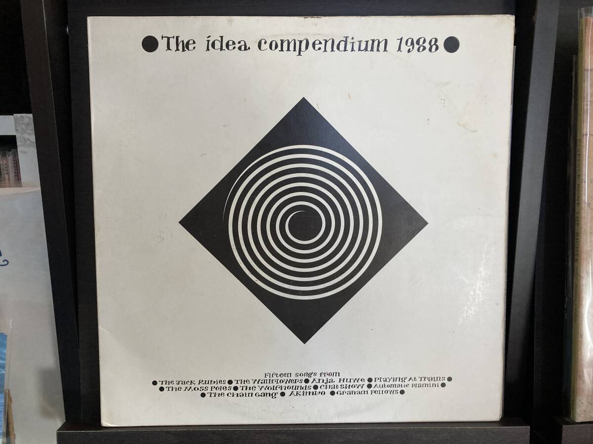 【LP】V.A. ☆ The Idea Compendium 1988 88年 UK Idea 激レア ネオアコ本掲載盤 Playing At Trains Wallflowers Graham Fellows 良音_画像1