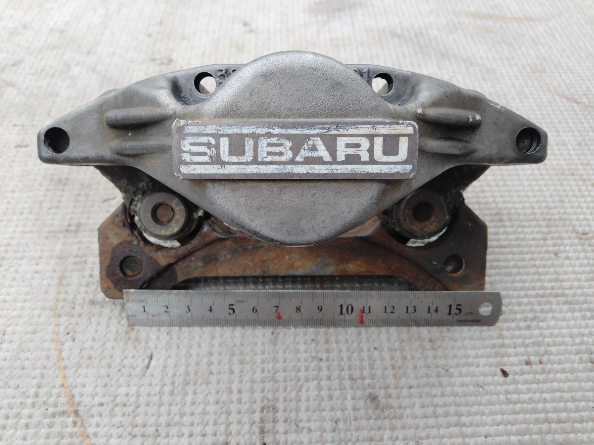  Subaru original rear 2 pot brake caliper bracket attaching Legacy (BP/BL/BE/BH) BH Impreza 
