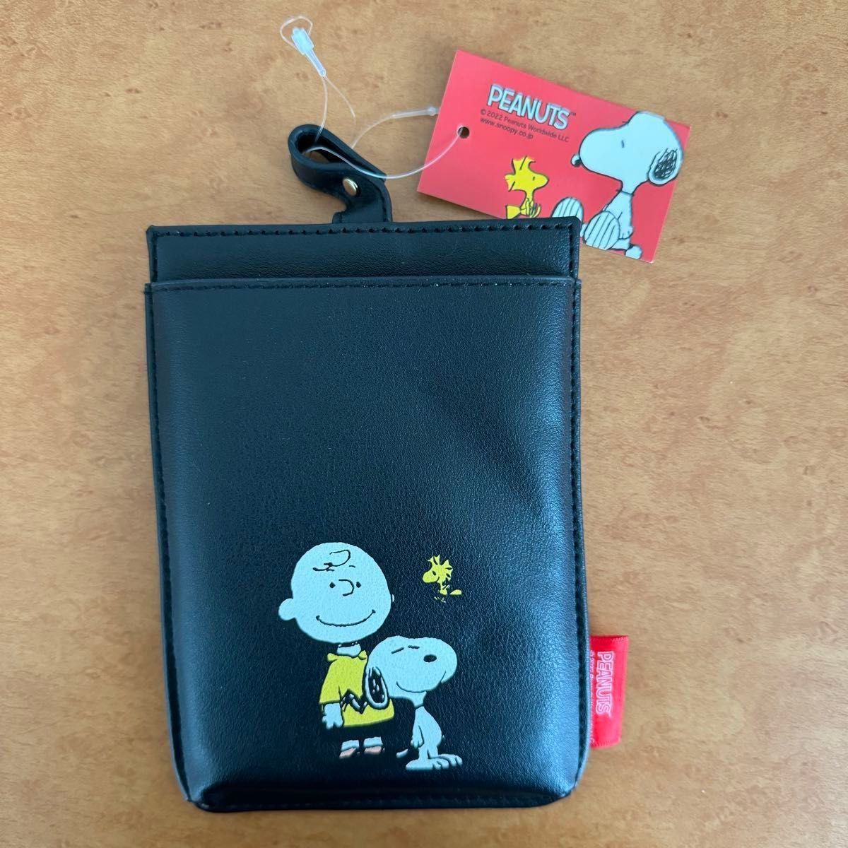 【新品未使用】PEANUTS スヌーピー 財布・コインケース・パスケース セット ブラック ショルダー しまむら